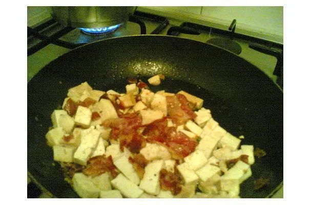 Bacon-smaksatt tofu