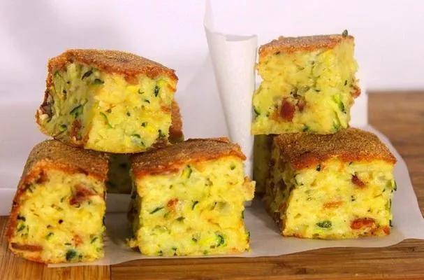 Mini-zucchinibitar (Cuadritos De Calabacin)