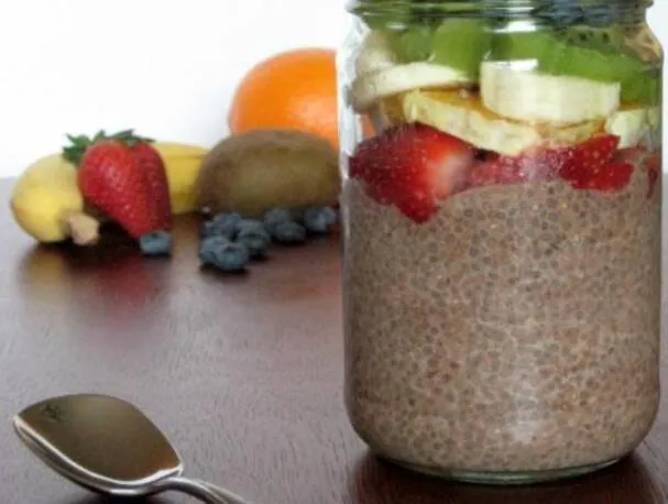 Choklad- och myntachiarpudding