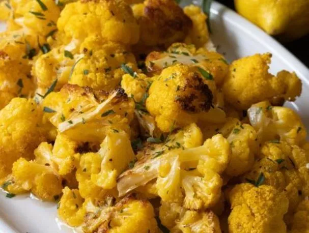Rostad blomkål med limedressing på Giangi's Kitchen