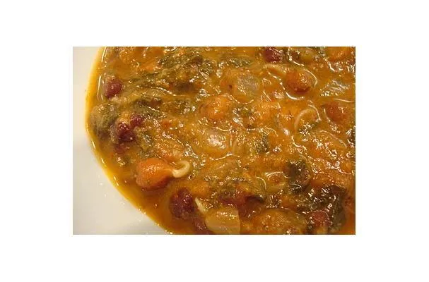 Groddade kikärts- och spenatcurry