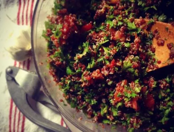 En enkel vintersallad; Quinoa Tabouli
